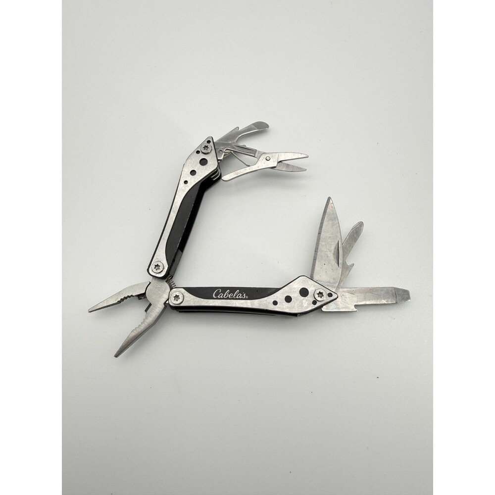 Cabela's Multi Tool Pliers Knife Scissors Screwdrivers Bottle Opener EDC